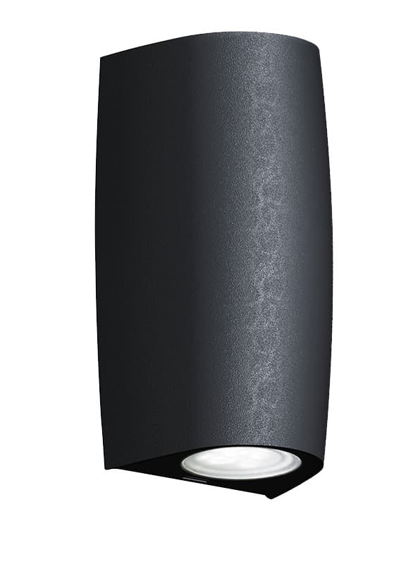 Elmark Marta 90 2L fasadna svetiljka 2XGU10 IP55 crna