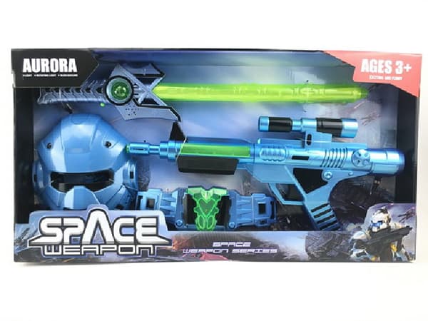 Igračka Set Pištolj, maska i svetleći mač Svemirsko oružje 837 864025