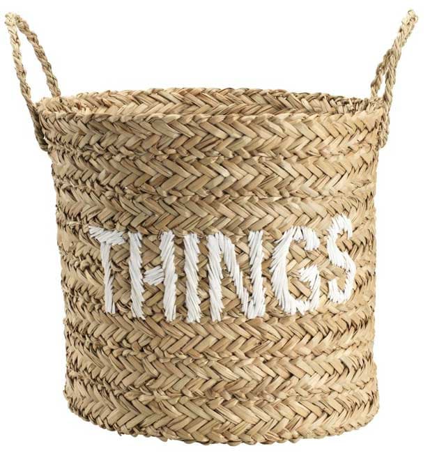 Pletena korpa sa ručkama Natisea 34x28