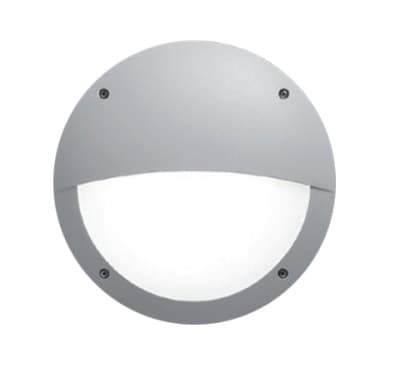 Elmark lampa Perete Lucia el 1XE27 IP66 siva