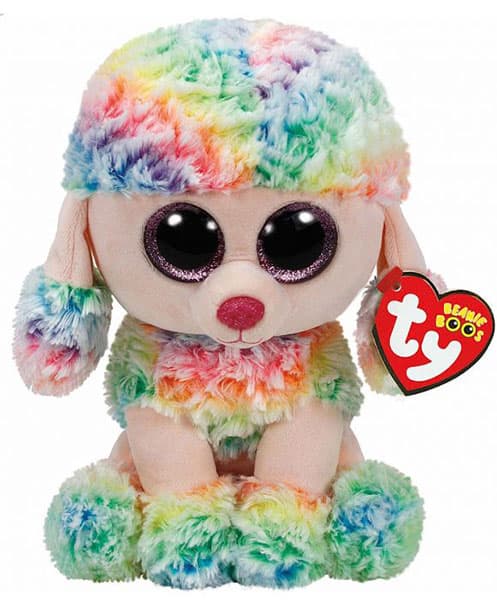 TY Beanie Boos Plišana igračka 24cm Pudla Rainbow 37145