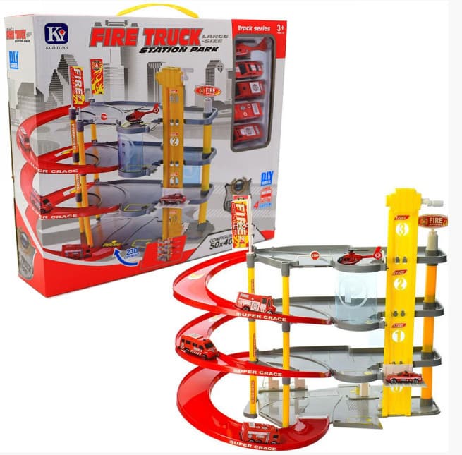 Igračka Staza za autiće Garaža Vatrogasna stanica VATROGASCI 861061