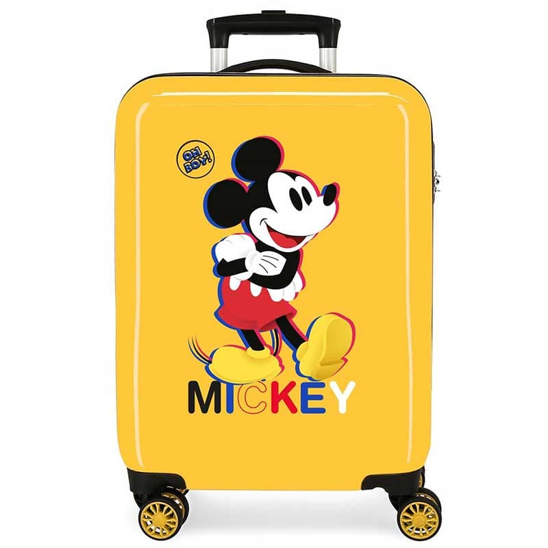 Disney ABS Kabinski dečiji kofer 55cm Mickey 3D yellow 29217