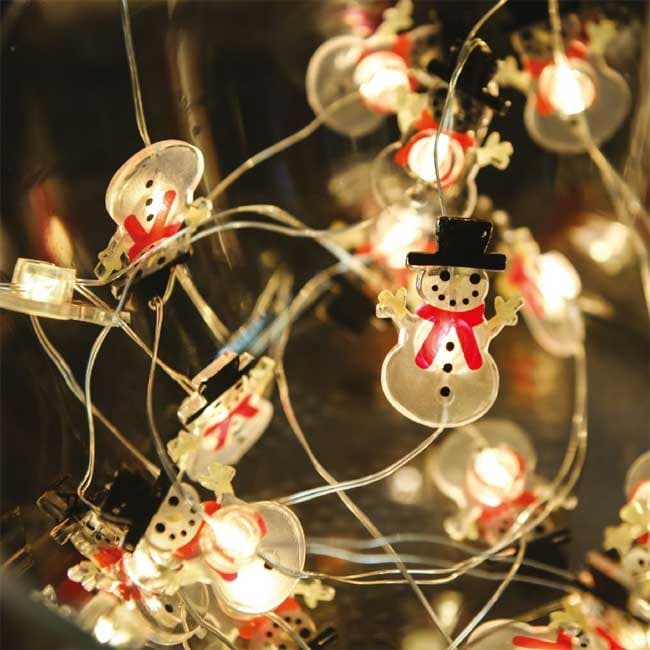 Novogodišnje lampice Sneško Belić 20 LED KDE 322