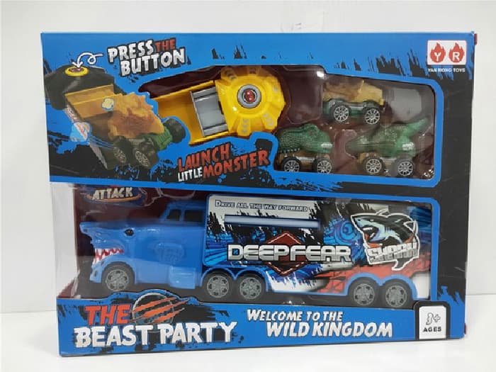 Igračka Kamion AJKULA sa autićima 861099