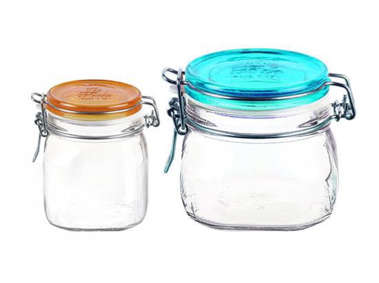 Set tegli Fido Multicolor tirkizna i narandžasta 