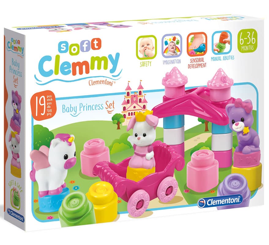 Clementoni Clemmy Gumene kocke  Princeza 17203