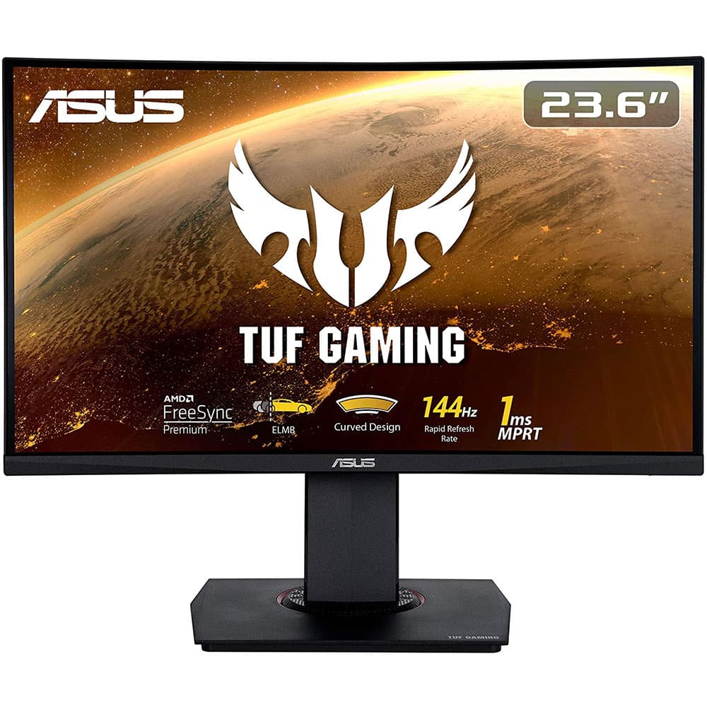 Zakrivljeni gejmerski monitor za računar Asus VG24VQ