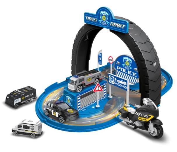 Igračka za decu 2 u 1 Policijska stanica POLICIJA Staza E06000299 3831000302996