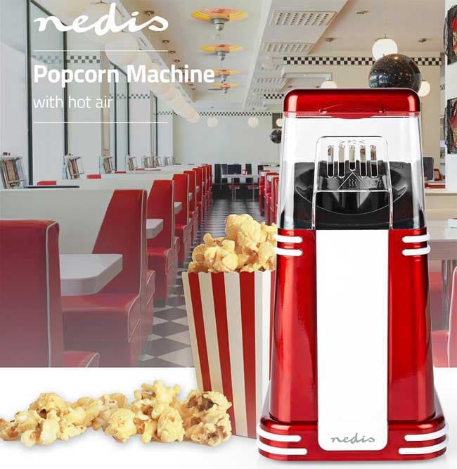 Aparat za kokice Nedis FCPC100RD