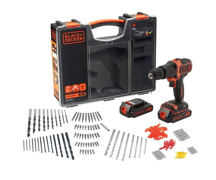 Black + Decker akumulatorska bušilica-odvrtač BDCHD18BOA