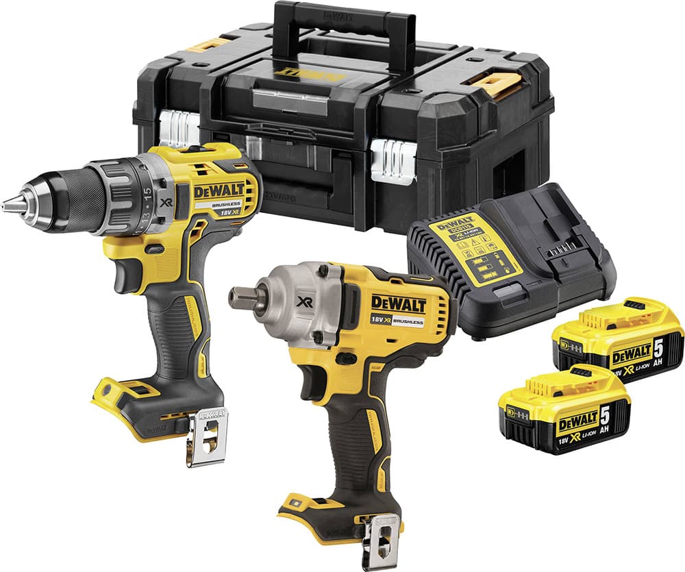 DeWalt set akumulatorskog alata DCK2077P2T aku bušilica + aku udarni odvrtač 