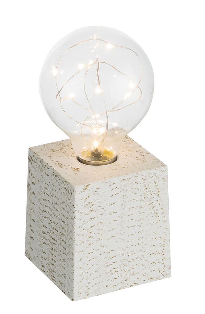 Globo stona lampa Goldy 28100-24 bela