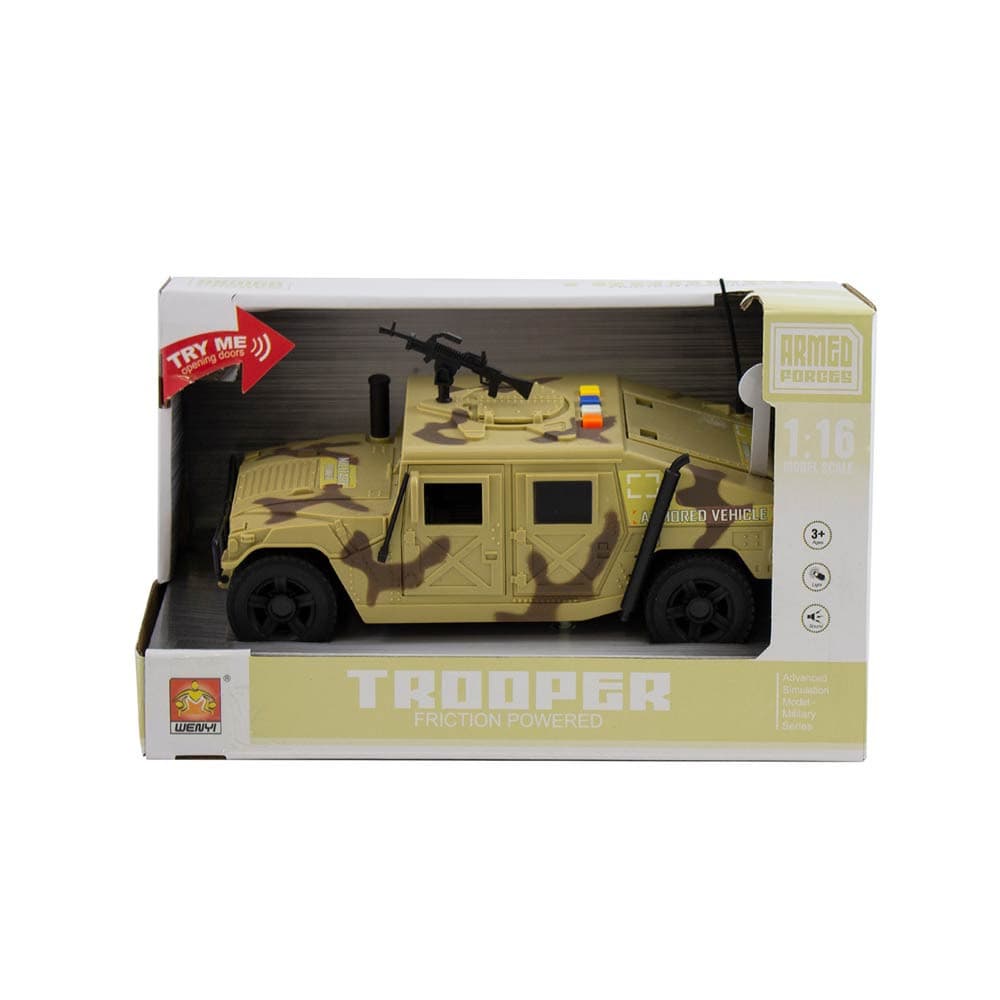 BEST LUCK Autić na povlačenje TERENAC Džip sa oružjem VOJSKA BE609610