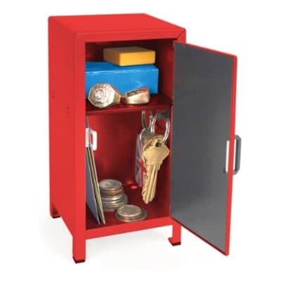 Kikkerland Ormarić za čuvanje novca crveni