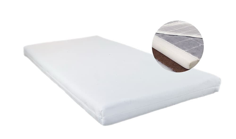 Dečiji dušek sa jezgrom od kokosove pene beli 140x70 7414