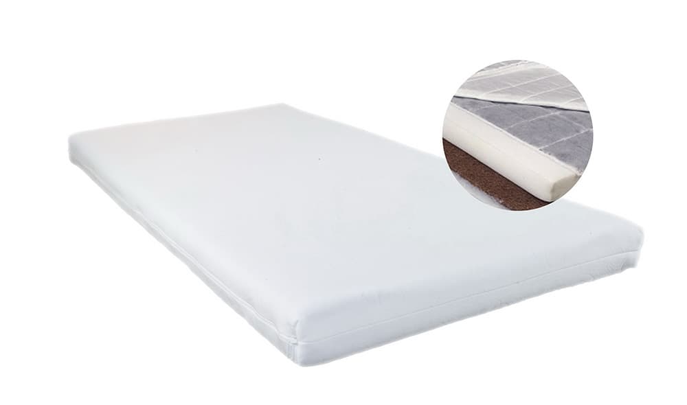 Dečiji dušek sa jezgrom od kokosove pene beli 160x80 7415