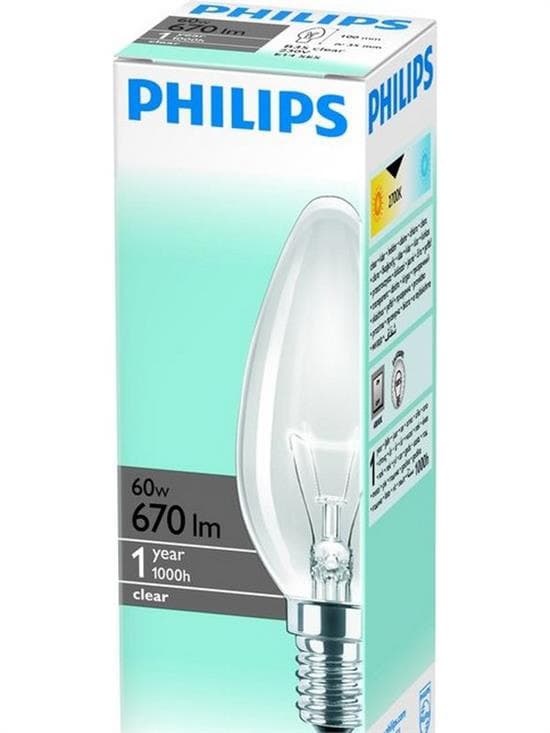 Philips standardna sijalica E14 60W PS015