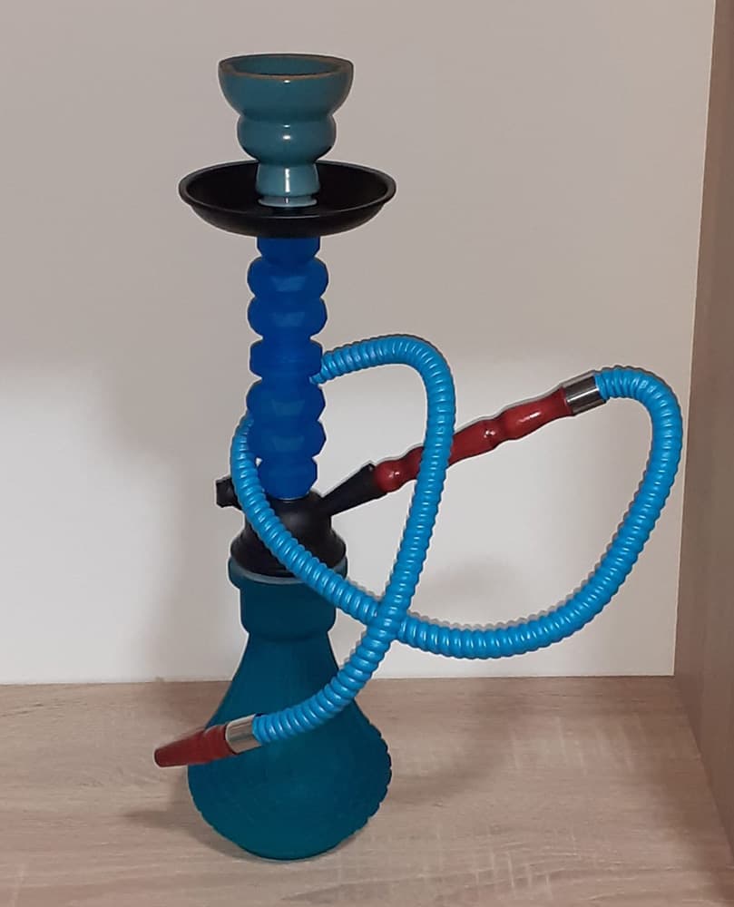 Nargila Alcan 38-40cm spiralno plava 6365