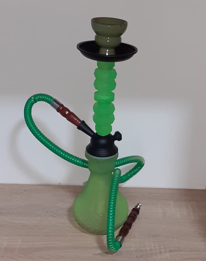 Nargila Alcan 38-40cm spiralno zelena 6364