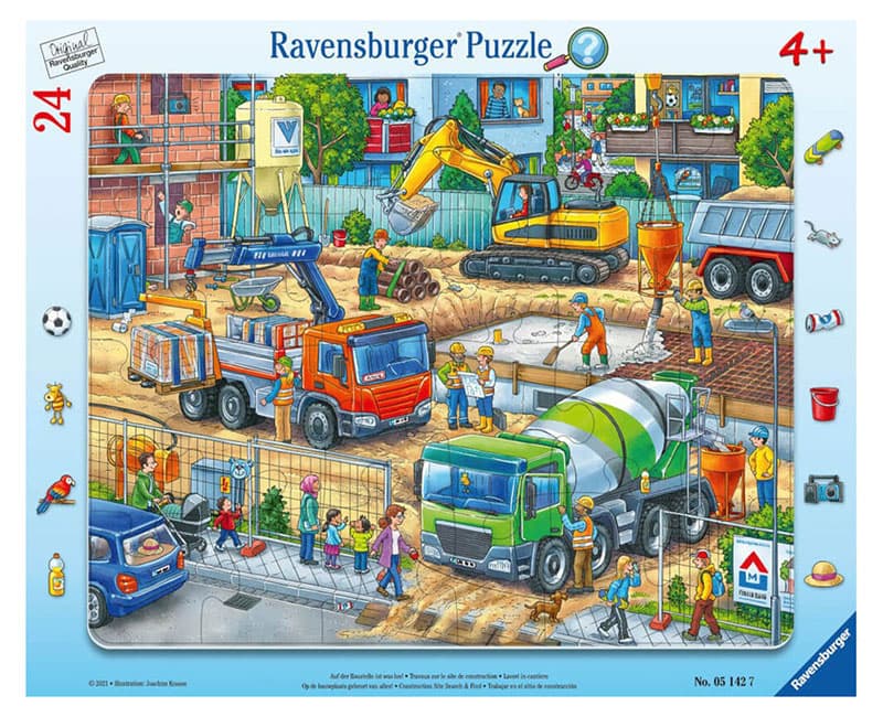 Ravensburger Puzzle 24 dela - Na gradilištu 05142