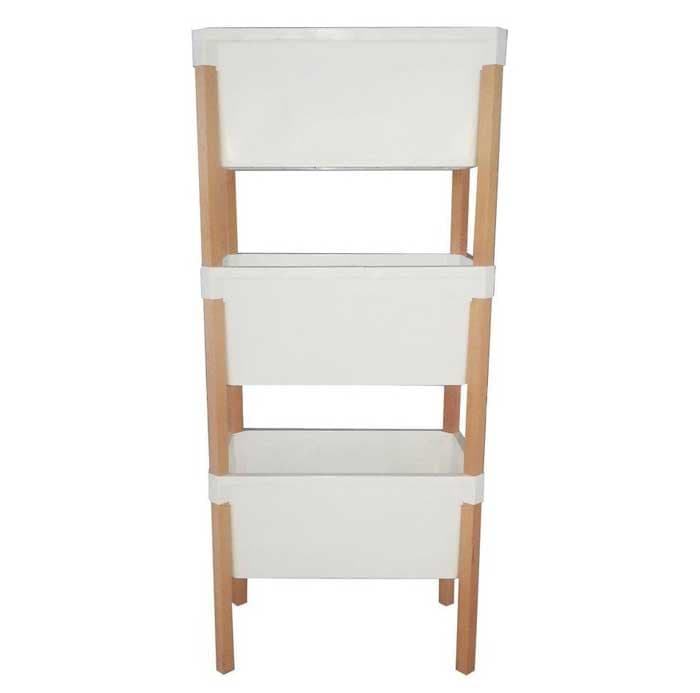 Polica sa dubokim kutijama za odlaganje bienWood BIE-7079