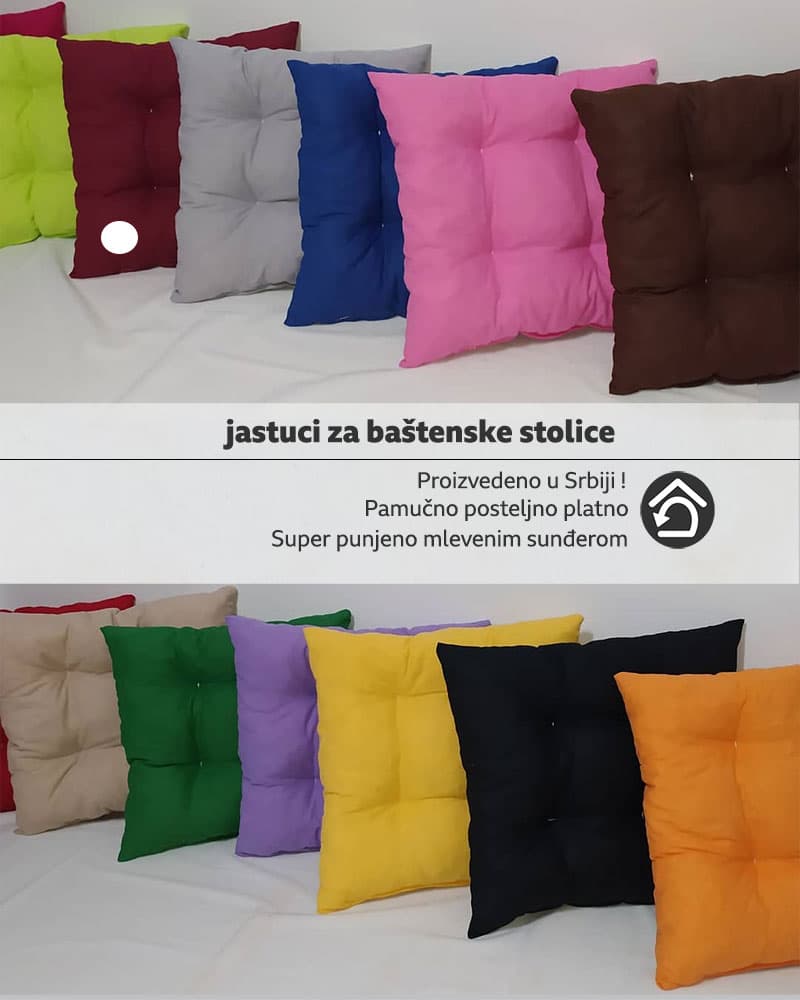 Jastuk Za Baštensku Stolicu 30 x 30 cm Bordeaux