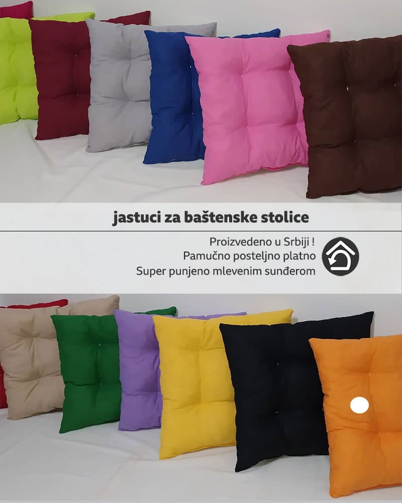 Sedalica Jastuk Za Baštensku Stolicu 30 x 30 cm Orange