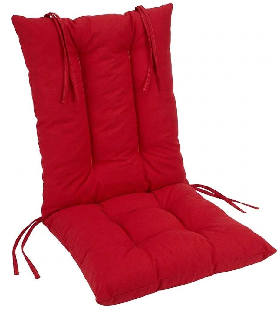 Jastuk Za Stolicu Sa Naslonom 50 x 100 cm Red