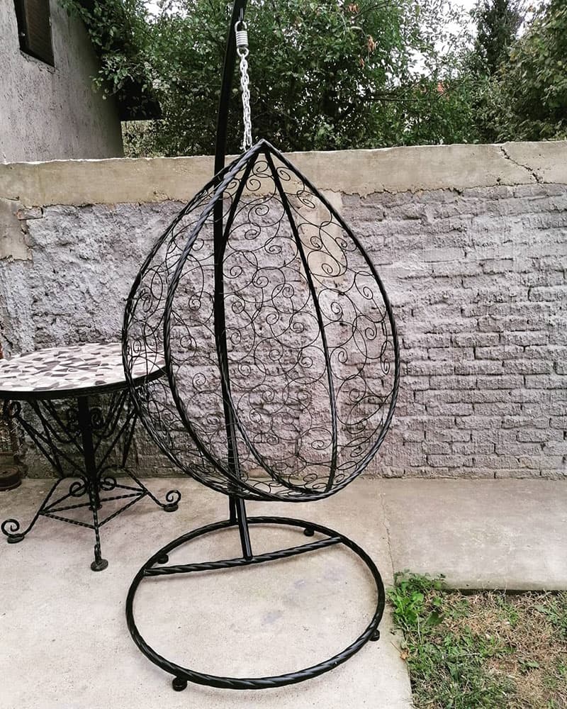 Jaje Ljuljaška Metalna Domestico - Bez Jastuka