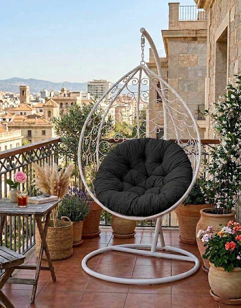 Jastuk Za Jaje Baštensku Ljuljašku - 120 cm - Black