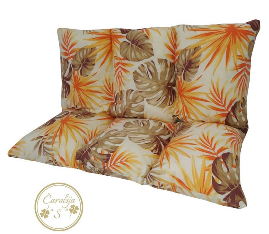 Jastuk Za Baštensku Ljuljašku 100 x 50 x 50 cm TROPICAL Orange