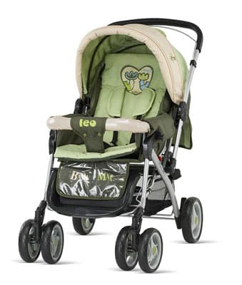 Chipolino Baby Max kolica Leo green bee
