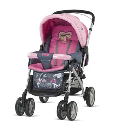 Chipolino Baby Max kolica Leo pink bee