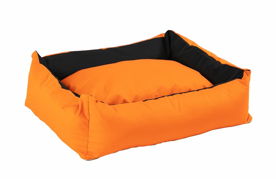 Pet Line Krevet za pse Square Orange-Black 65cm 62-6