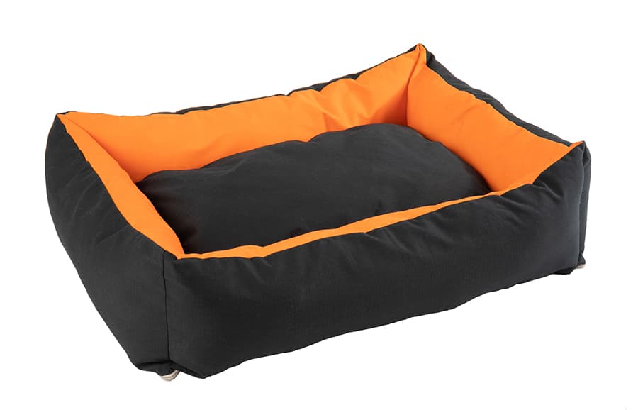 Krevet za psa Square Black-Orange 105cm Pet Line 26-2
