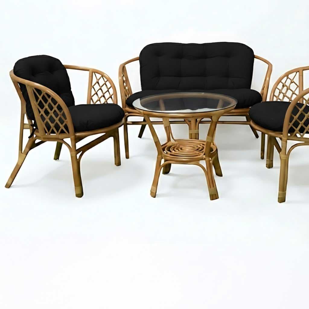 Jastuci za bambus ratan garnituru Bahama BLACK