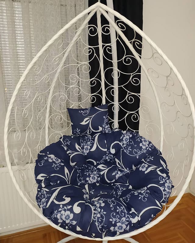 Jastuk Za Jaje Baštensku Ljuljašku - 100 cm Dark Blue ORNAMENT
