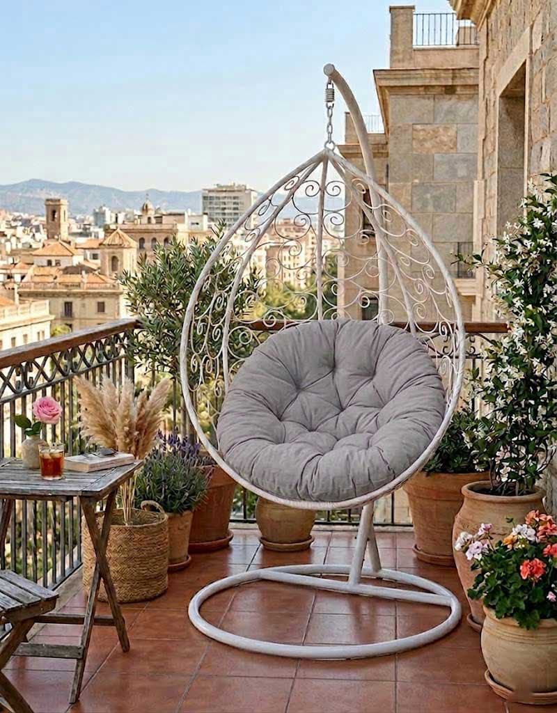 Jastuk Za Jaje Baštensku Ljuljašku - 140 cm - Grey