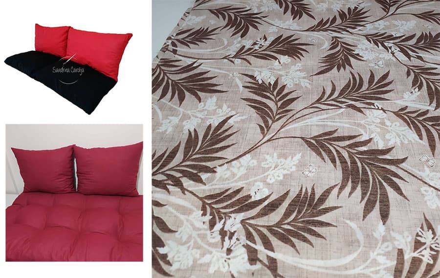 Jastuci za garniture od paleta - 100 x 50 x 50 cm - Flora Brown