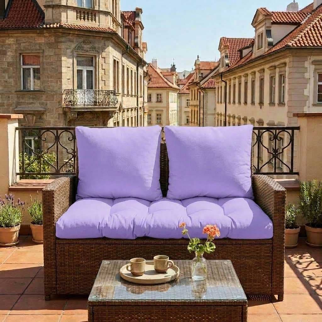 Jastuci za dvosed - 100 x 50 x 50 cm - Lila