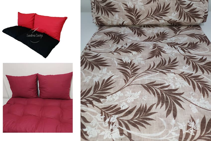 Jastuci za garniture od paleta - 160 x 50 x 50 cm - Flora Brown