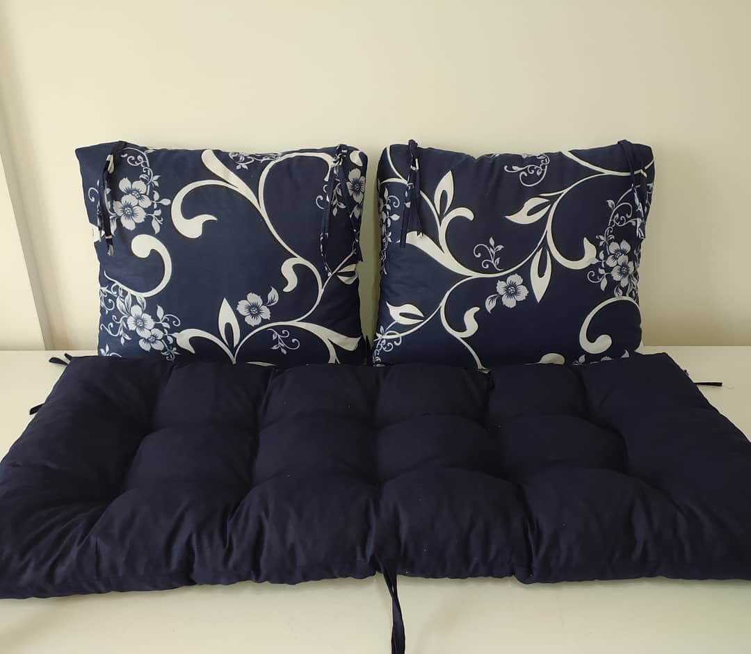 Jastuci za garniture od paleta 100 x 50 x 50 cm - Plava rapsodija