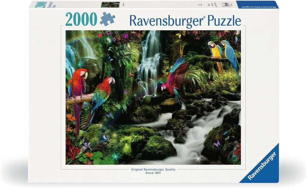 Puzzle slagalica 2000 delova Šareni papagaji Ravensburger 17111