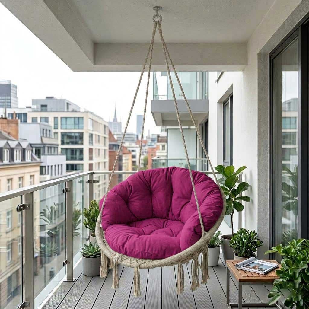 Jastuci za Makrame ljuljašku - Ciklama