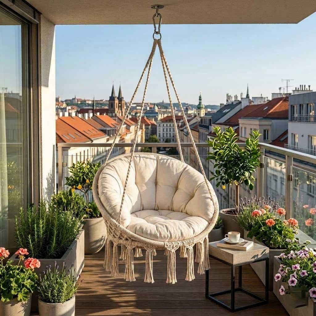 Jastuci za Makrame ljuljašku Ivory