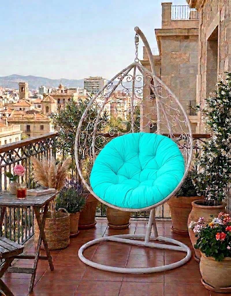 Jastuk Za Gnezdo Baštensku Ljuljašku - 100 cm - Turquoise