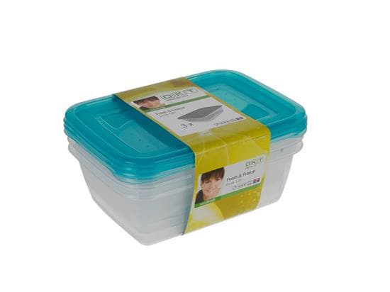 Set posuda Fresh and freeze 3x1,25L - Keeper - OKT-675