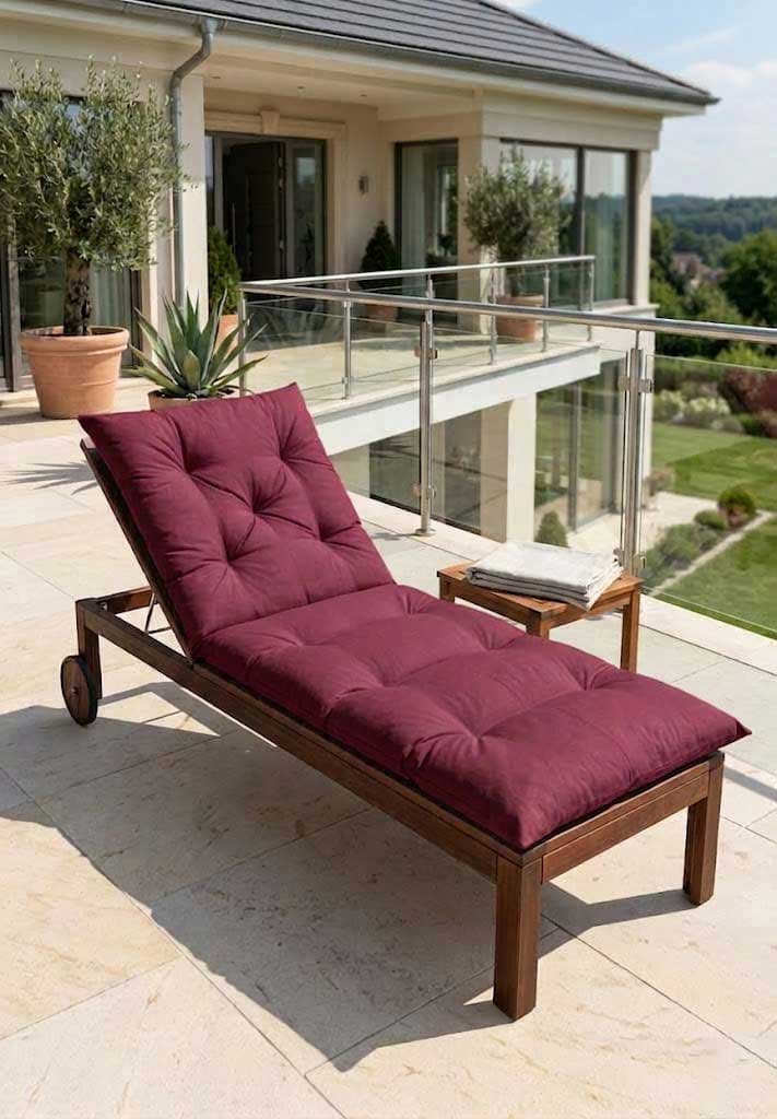 Jastuk Podmetač za Baštenske ležaljke - Cherry