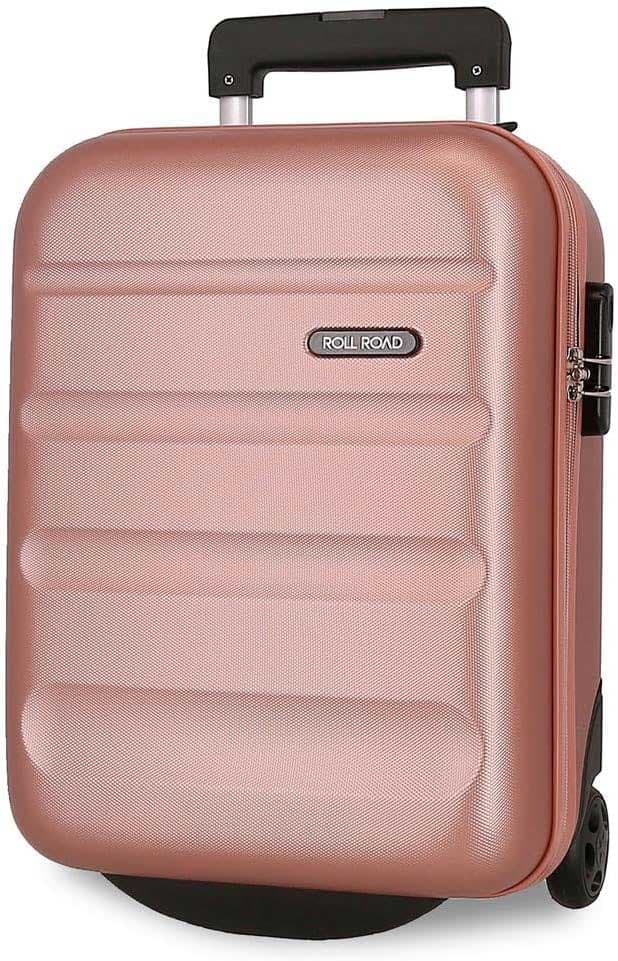 ABS Kofer za putovanja 40cm Flex powder pink Roll Road 58499